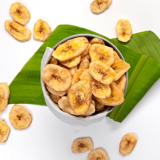 Sweetened Banana Chips - 4 Lb Healthy Snack Option, Elevate Your Healthy Lifestyle With These Delicious Banana Snacks.