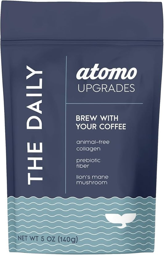 The Daily Starter Kit (14 Servings) Functional Coffee Upgrade ??Brews with Your Coffee (Not Instant) ??Animal-Free Collagen, Lion???Mane, Prebiotic Fiber, Lower Acidity & Green Tea Caffeine