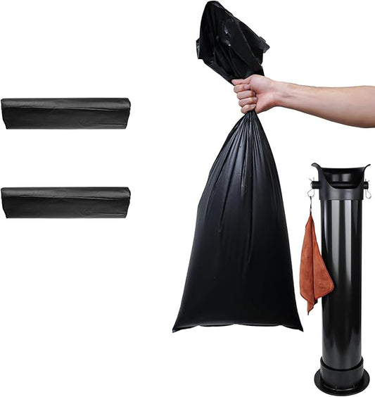 Garbage Bags for Espresso Knock Box 50Pcs,Trash Bags for 18L Floor Standing Grounds Bucket,Liners for Barista Coffee Shop Bar (B)