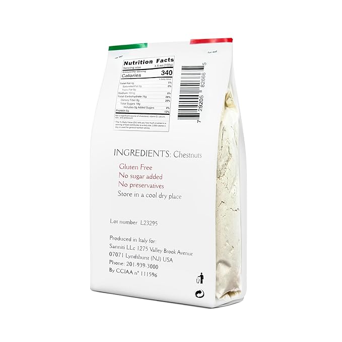 Sanniti Italian Gluten Free Chestnut Flour, 500 grams