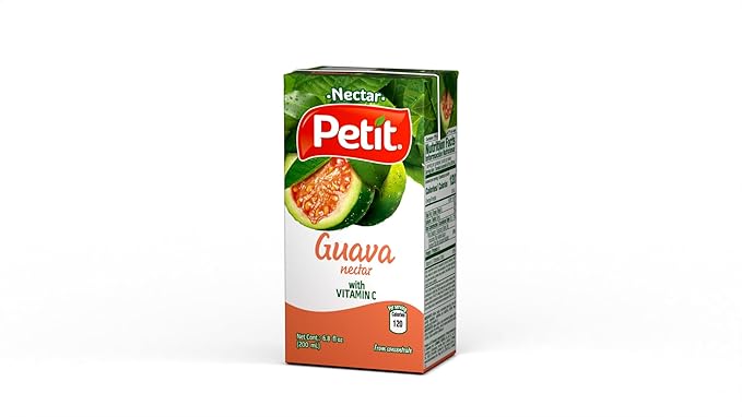 Petit Guava Nectar, 200 ml (Pack of 24) ??Refreshing Tropical Fruit Beverage