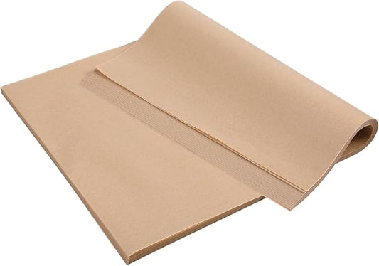 200 Pcs Large Parchment Paper Sheets for Baking, 13 x 18 Inch Brown Unbleached Precut Nonstick Parchment Baking Sheets Heavy Duty for Cookies Steaming Grilling Cooking Air Fryer Oven Pan