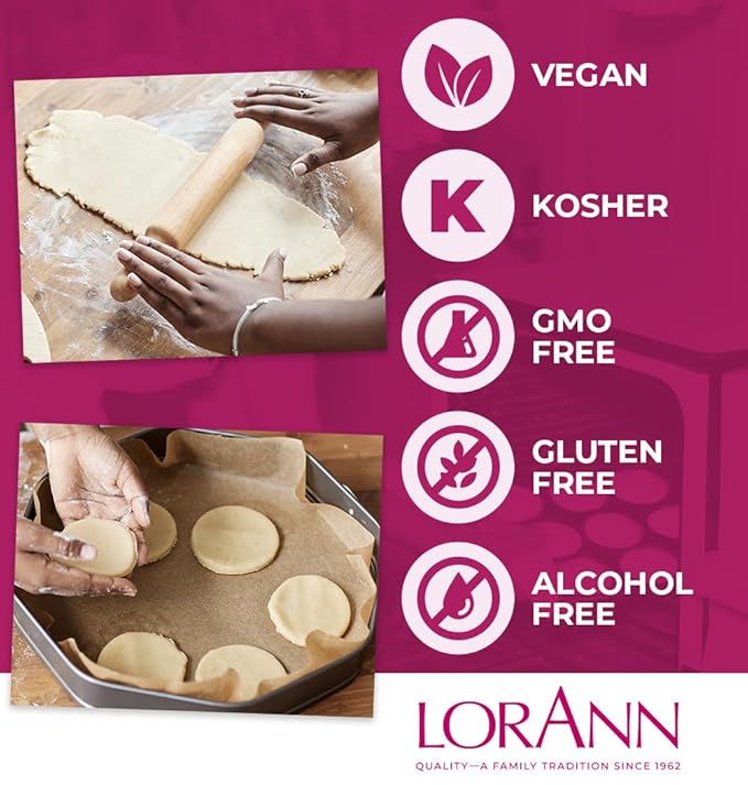 LorAnn Oils Baker's Ammonia (Ammonium Carbonate) - Ideal for Springerle & Thin, Crispy Cookies, Perfect with Wooden Cookie Molds, Hirschhornsalz Hartshorn Ammonium Carbonate For Baking - 2.7oz