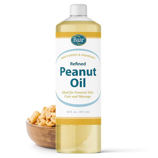 Baar Refined Peanut Oil (16 Ounces)