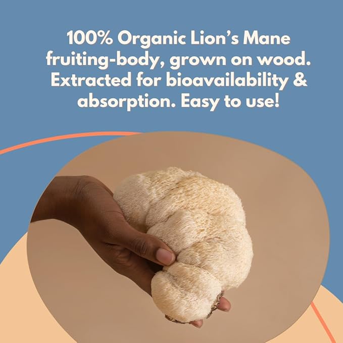 Malama Organic Mushroom Hot Cacao Mix, Lion's Mane Mushroom Powder with Fair Trade Cacao for Focus, Memory, & Immune Support ??Vegan Supplement & Superfood, Non GMO, 3.5 oz (50 Servings)