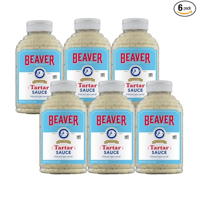 Beaver Brand Tartar Sauce, 11.5 oz (Pack of 6)