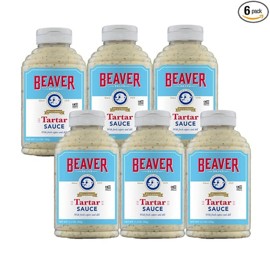 Beaver Brand Tartar Sauce, 11.5 oz (Pack of 6)