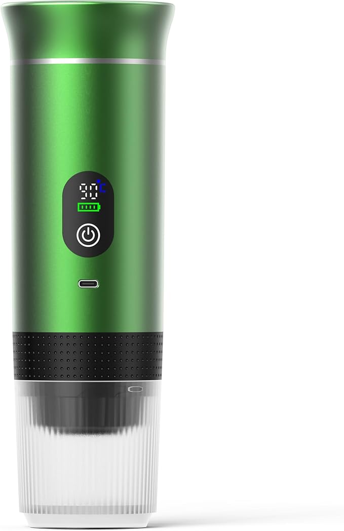 Automatic Espresso Maker ??Dual Hot & Cold Brew ??20 BAR Pressure ??Compact Portable Coffee Machine with Rapid Heating ??Built-In Transparent Cup ??Travel-Friendly Design