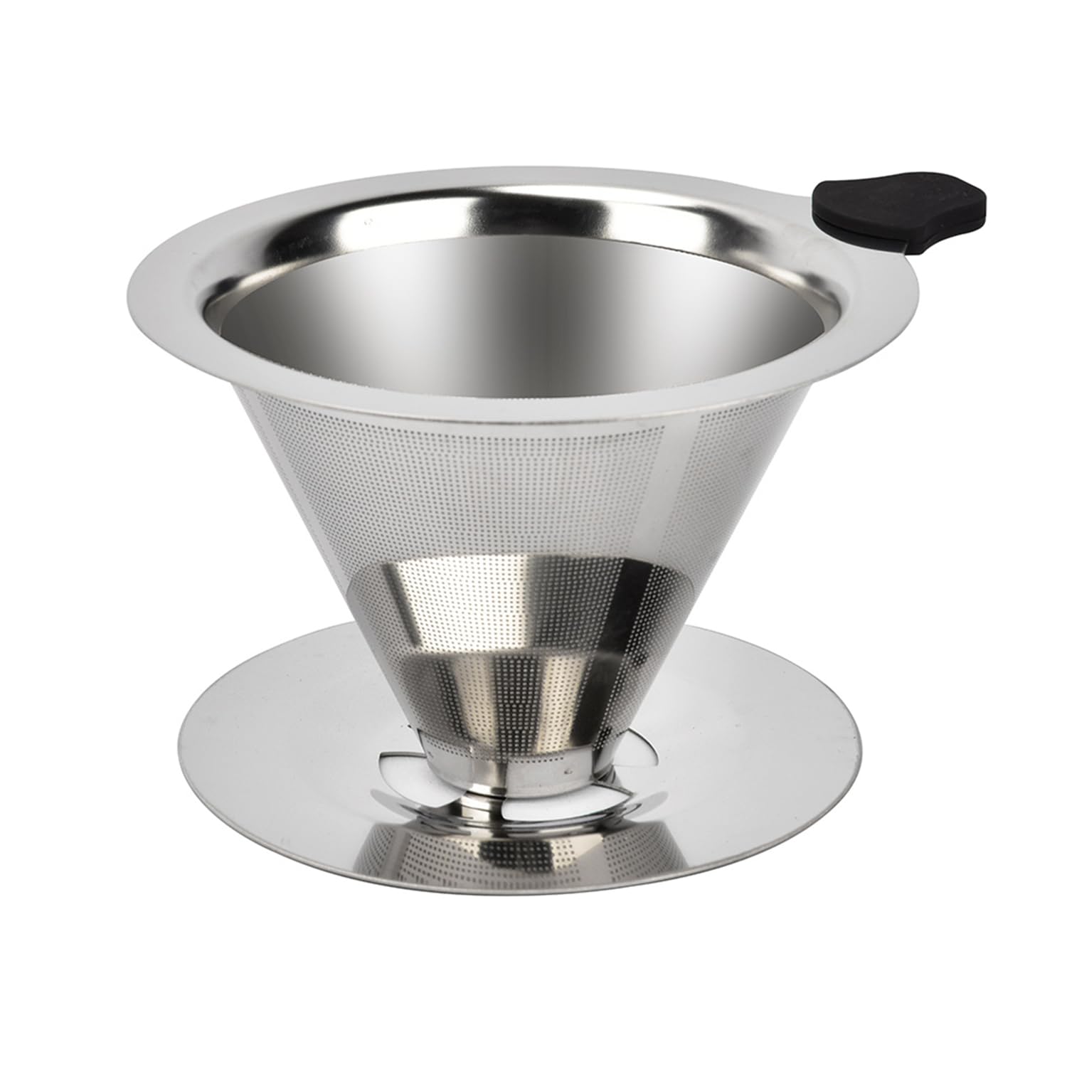 NKOVE Pour Over Coffee Dripper Stainless Steel Reusable Filter Coffee Maker