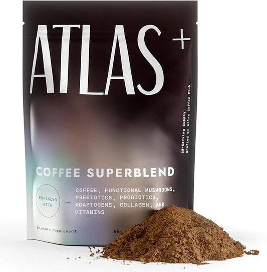 Atlas+ Coffee Superblend??Instant Mushroom Coffee with Lion?™s Mane, Reishi, Cordyceps