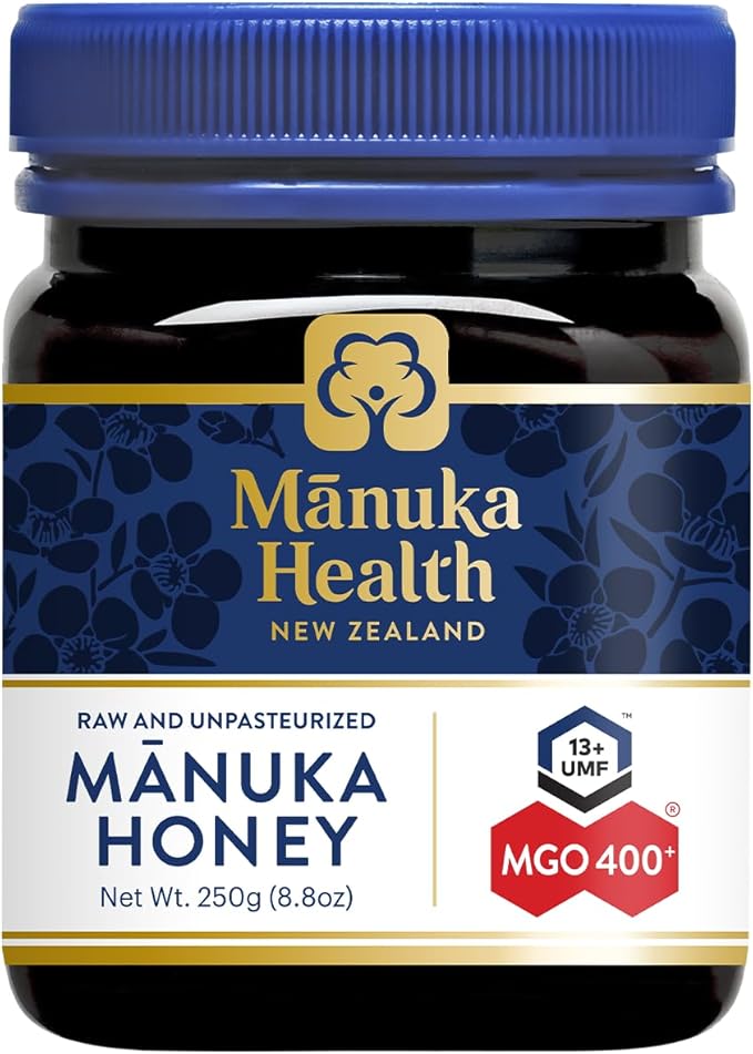 Manuka Health UMF 13+/MGO 400+ Manuka Honey (250g/8.8oz), Superfood, Authentic Raw Honey from New Zealand