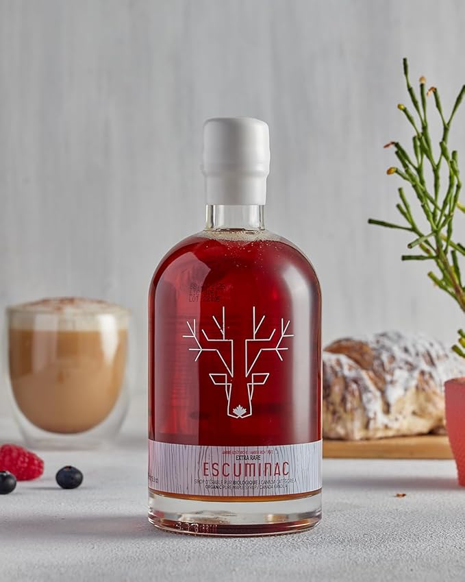 Escuminac Extra Rare ??500ml | Pure Organic Canadian Maple Syrup | Golden Delicate Taste | Single Forest Origin | Grade A Amber | Gourmet Gift for Foodies & Flavor Lovers