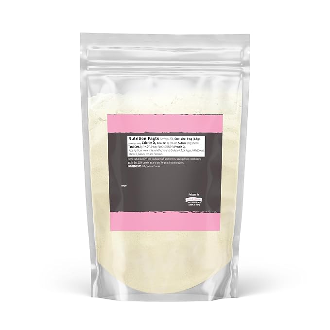 Birch & Meadow 2lb of Polydextrose Powder, Sugar Substitute, Stabilizer, Thickening Agent