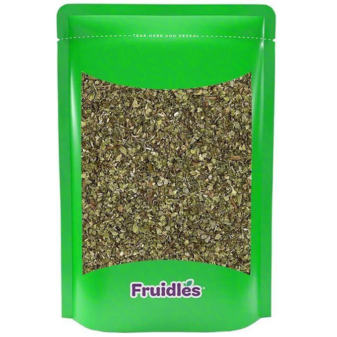 Fruidles Crushed Marjoram Leaves, Marjoram Spice in Resealable Bag, Kosher Certified by Fruidles (6oz Bag)