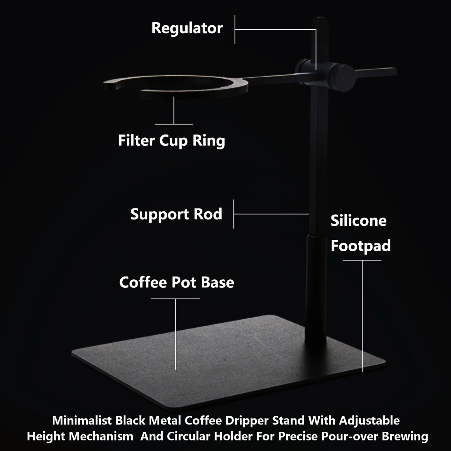 Makidar Pour Over Coffee Station Coffee Dripper Stand Stainless Steel