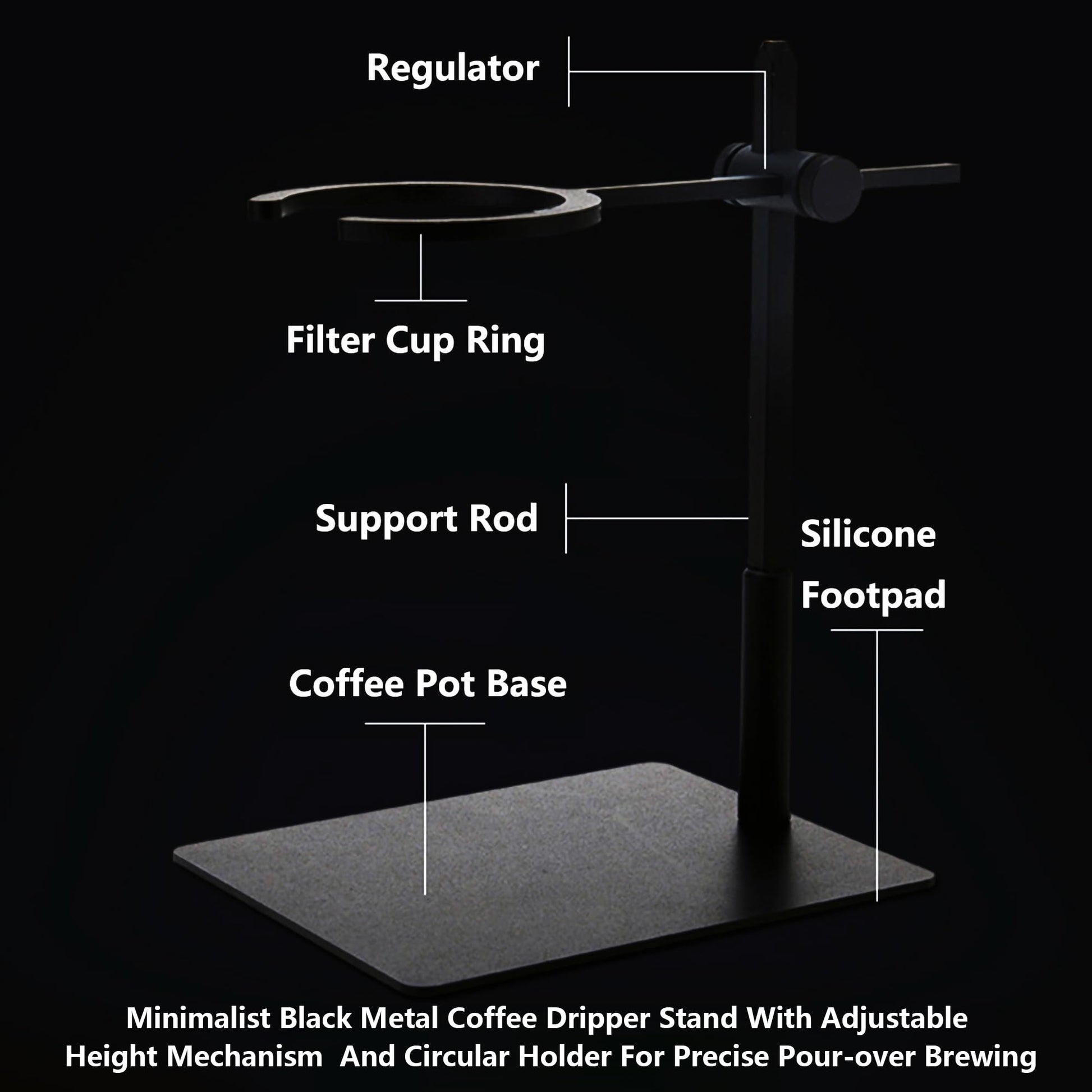 Makidar Pour Over Coffee Station Coffee Dripper Stand Stainless Steel