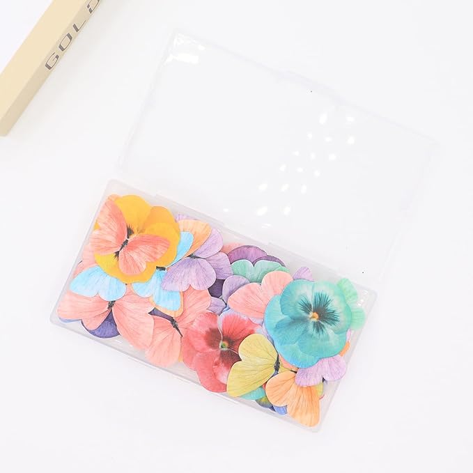 Pansy Butterfly Cake Decoration Edible Wafer cupcake Top decoration Wedding birthday party dessert decoration mix sizes and colors(Set 3?륪ix 104pcs??