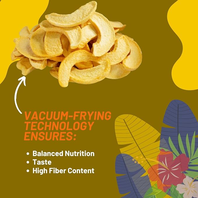 Far's Orchard Yellow ?츿each??Chips????4?츿ack (2?칚z Resealable Bags), Crunchy Dried Fruit Snack, Vegan, Non GMO, No Additives