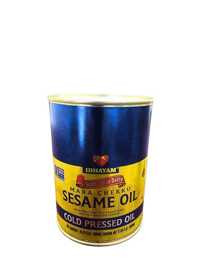 Sesame Oil Cold Pressed Oil 500ml/16.91 Fl.Oz *NON-GMO Verified*