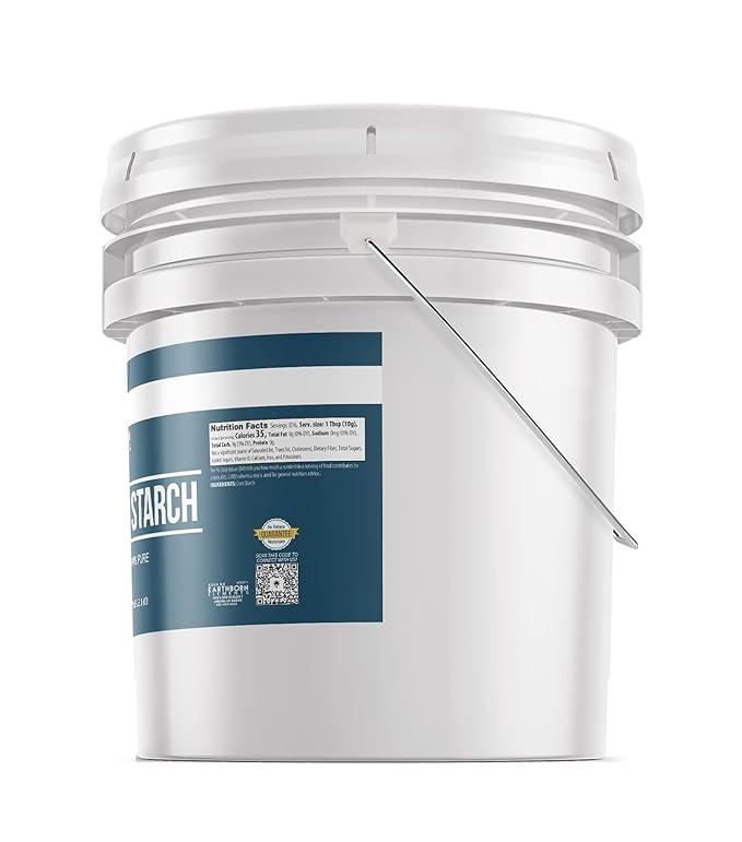 Earthborn Elements Corn Starch (3.5 Gallon), Thickener For Sauces, Soup, & Gravy