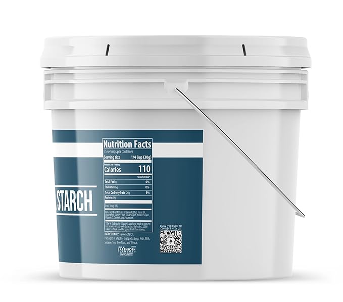 Earthborn Elements Tapioca Starch (1 Gallon), Thickener For Soups, Stews, & Gravies