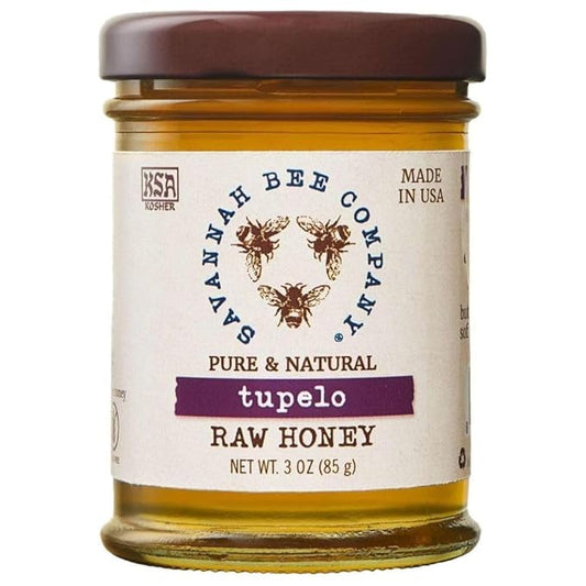 Savannah Bee Company Honey - Pure, Natural, Raw Honey - Tupelo