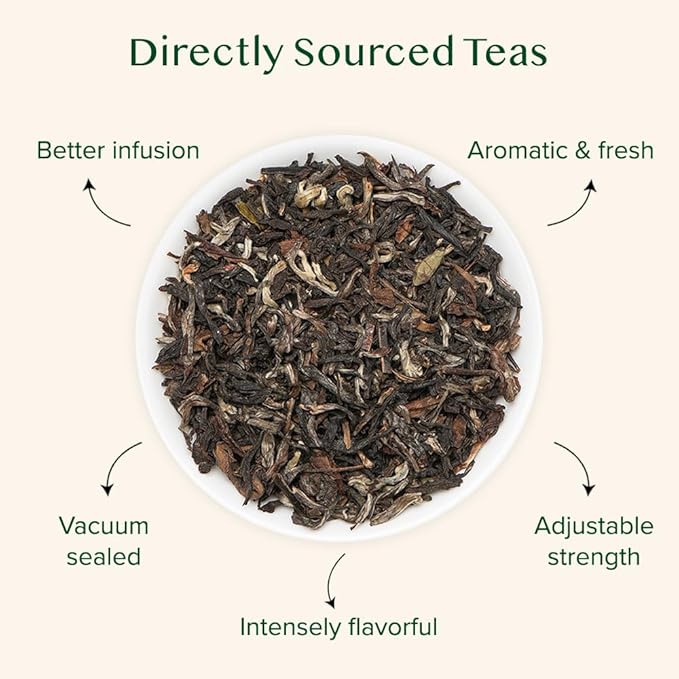 VAHDAM, UNITEA Black Tea Leaves +170 Cups,12oz | Blend Of Darjeeling & Assam Tea | ROBUST & FLAVORY Black Loose Leaf | Unblended Single Origin Tea | Vacuum Sealed Pack