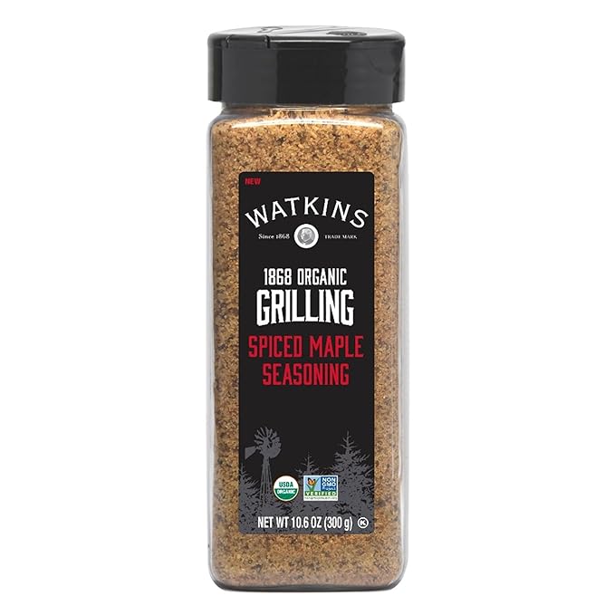 Watkin's Organic Premium Grilling Spiced Maple Seasoning, 10.6 oz