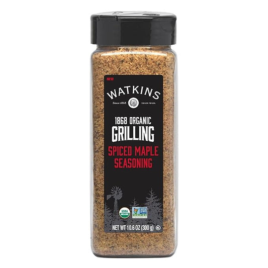 Watkin's Organic Premium Grilling Spiced Maple Seasoning, 10.6 oz