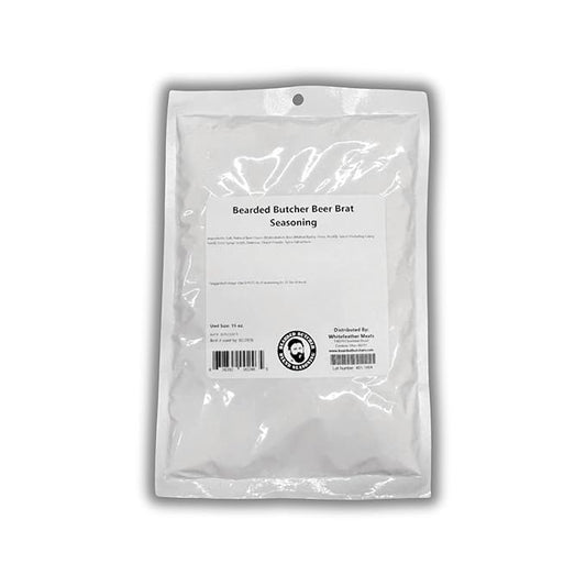 Bearded Butchers Beer Bratwurst Seasoning, 15oz ??For Up to 25 lbs of Meat ??Made with Real Beer Flavor ??No MSG ??Perfect for Bratwurst, Sausages, and More