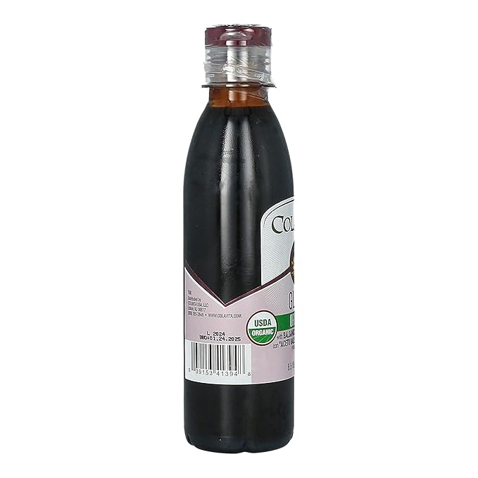 Colavita Balsamic Glaze - Organic, 8.5 Fl Oz (Pack of 1) Squeeze Bottle, Imported from Italy