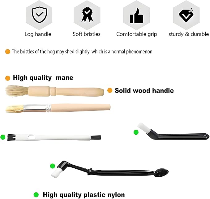Coffee Machine Cleaning Brush - 15 PCS Straw Brush,Long Handle Bottle Brush, Flexible Scrub Brush for Water Bottles, Glasswares, Mugs,Coffee Pots, Cups,Water Bottles,Bent Pipe