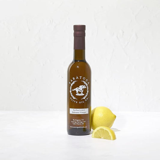 Saratoga Olive Oil Company Sicilian Lemon White Balsamic Vinegar 200ml (6.8oz)