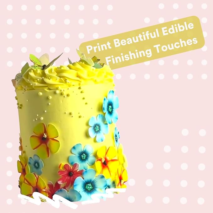 Printable Edible Wafer Paper Sheets from paper2eat (0.40 mm - 50 count/Plain)