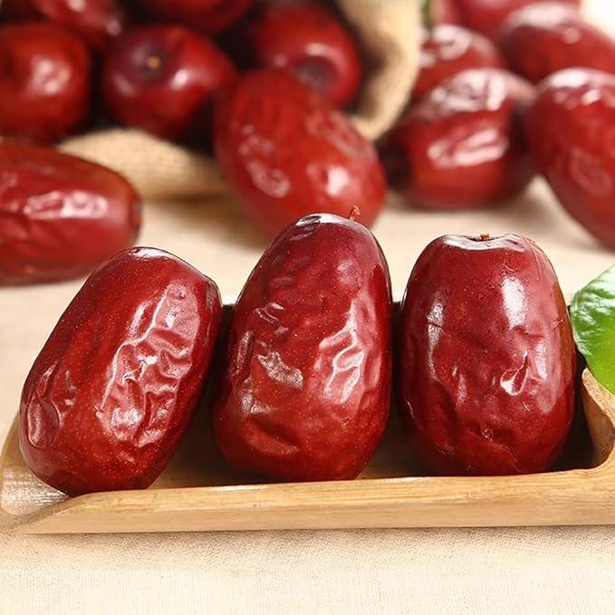 1.1lb Red Dates, Jujube Fruit, Dry Dates, Jujube Fruit竊똃ates Each 3-4.5cm In Size
