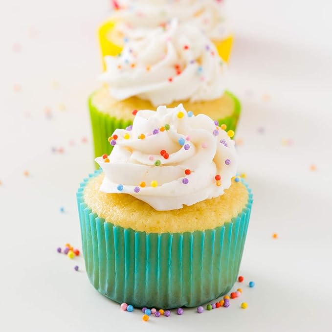 Miss Jones Baking 90% Organic Birthday Buttercream Frosting, Perfect for Icing and Decorating, Vegan-Friendly: Confetti Pop (Pack of 3)