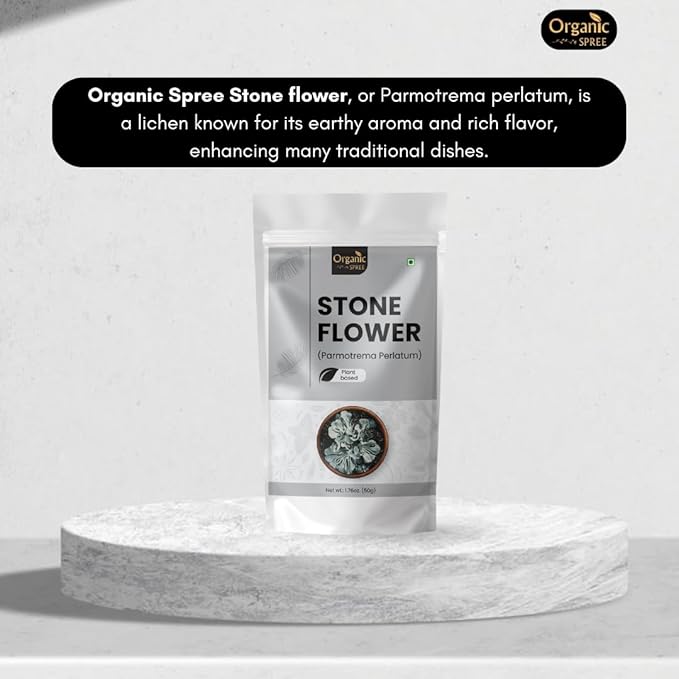 Organic Spree Stone Flower 50g – Dagad Phool (Kalpasi) – Aromatic Culinary Herb for Traditional Cooking