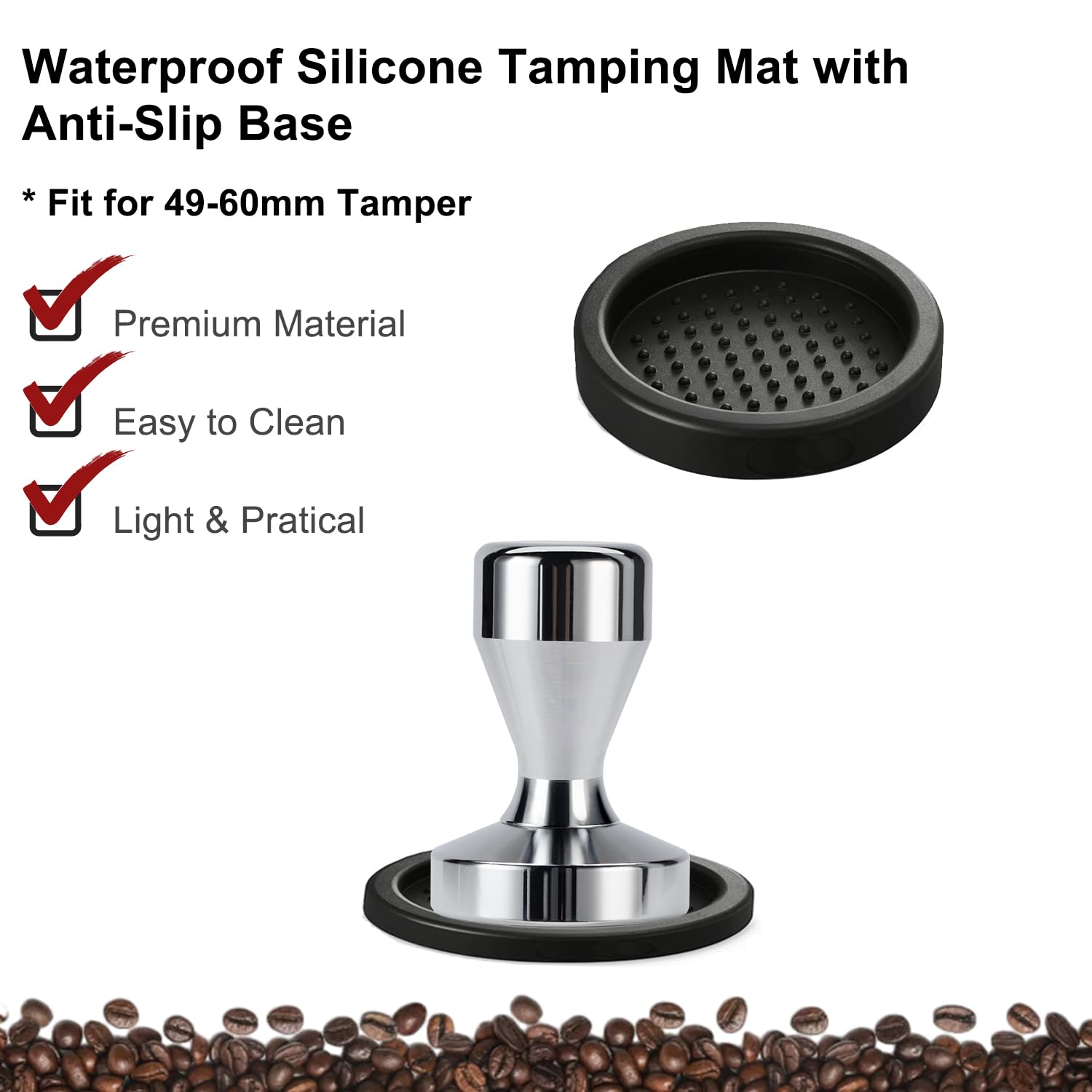 Espresso Accessories Kit 51mm Tamper: 51mm Espresso Tamper Set Barista Tools Including Coffee