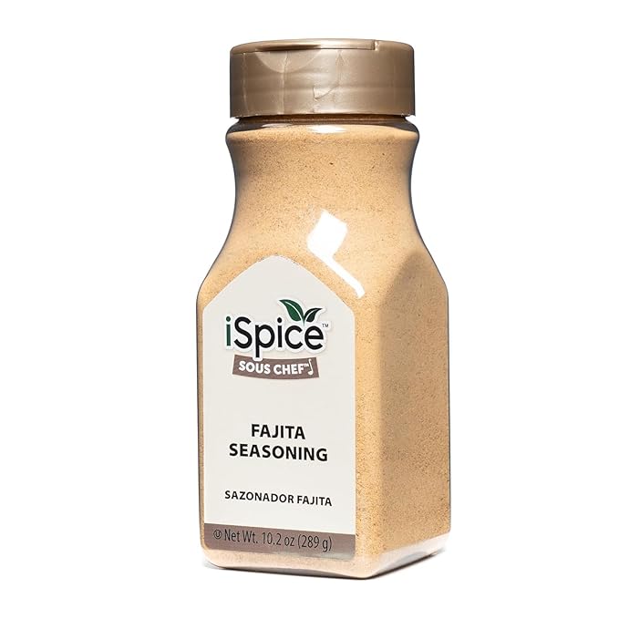 iSpice FAJITA SEASONING | All-Natural, Non-GMO, Gluten-Free, Keto friendly Seasoning | 10.2oz (289g)