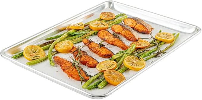 Restaurantware Pastry Tek 12 x 16 Inch Parchment Paper Sheets 1000 Greaseproof Baking Sheets For Oven - Pre-Cut Double-Sided Silicone Coating White Paper Nonstick Baking Sheets Half-Size