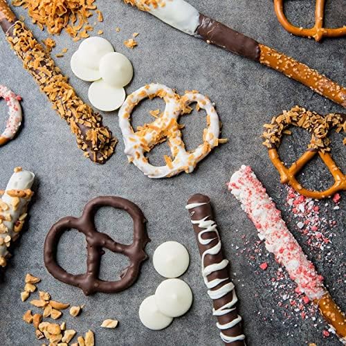 KIDU Chocolate Melting Wafers Bulk Bag Perfect For Dipping, Deserts, Baking And More (5 Pound, Super White New)