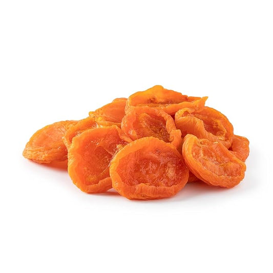 NUTS U.S. - California Sun Dried Fancy Apricots | Juicy and Tangy Flavor | No Sugar or Color Added | Gluten Free and NON-GMO | Apricots In Resealable Bags (1 LB)