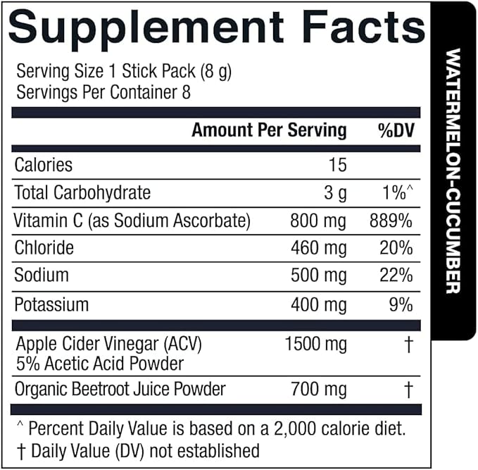 Essential Elements Hydration Packets - Electrolytes Powder Packets Sugar Free - 48 Stick Packs of Electrolytes Powder No Sugar - Electrolyte Water Drink Mix with ACV & Vitamin C - Variety Pack