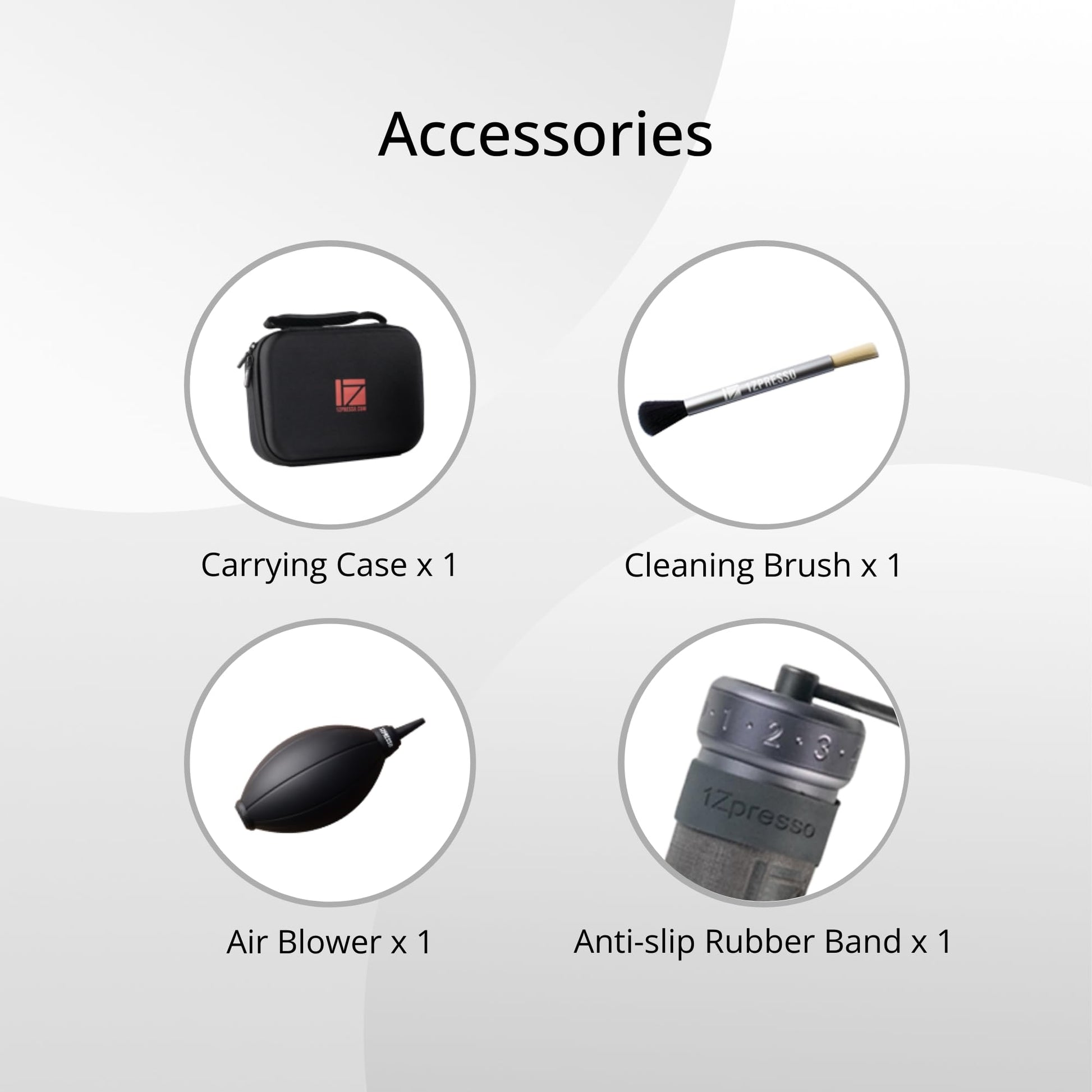 1Zpresso K-Ultra Manual Coffee Grinder Iron Gray with Carrying Case, Assembly Consistency Grind