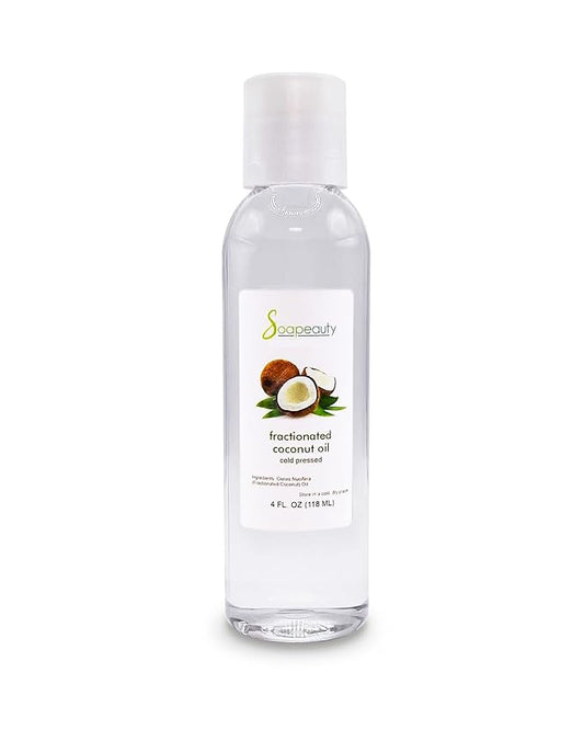 Soapeauty FRACTIONATED COCONUT OIL Cold Pressed Refined | 100% Natural Available in Bulk | Carrier