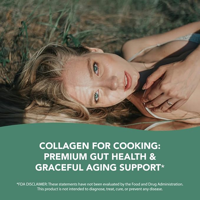 AMANDEAN Premium Gelatin Powder XL. Grass-Fed Beef Collagen Protein Supplement. Unflavored. Healthy Skin, Hair, Nails, & Gut. Paleo Friendly Cooking and Baking. 18 Amino Acids. Non-GMO.