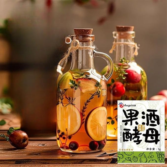 Fermented yeast, home brewed watermelon wine yeast powder, fruit wine specific yeast, (3g/bag*10 bags) 1.05oz?‘酵?µ母ï¼?g/è¢?10袋）1.05oz