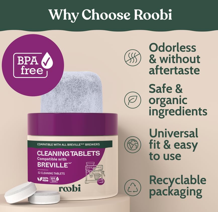 Roobi Breville Compatible Espresso Machine Cleaning & Maintenance Kit