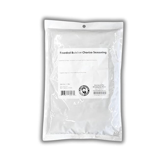 Bearded Butchers Chorizo Seasoning, 17.5oz ??For Up to 25 lbs of Meat ??Mild Chili Pepper, Garlic, and Spices for Chorizo Sausage, Bratwurst, Tacos, Fajitas ??No MSG, No Sugar