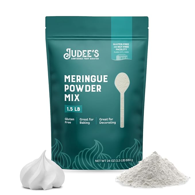 Judee???Complete Meringue Powder Mix 1.5 lb (24oz) - Great for Baking and Decorating - No Preservatives - Gluten-Free and Nut-Free - Make Meringue Cookies, Pies, Frosting, and Royal Icing